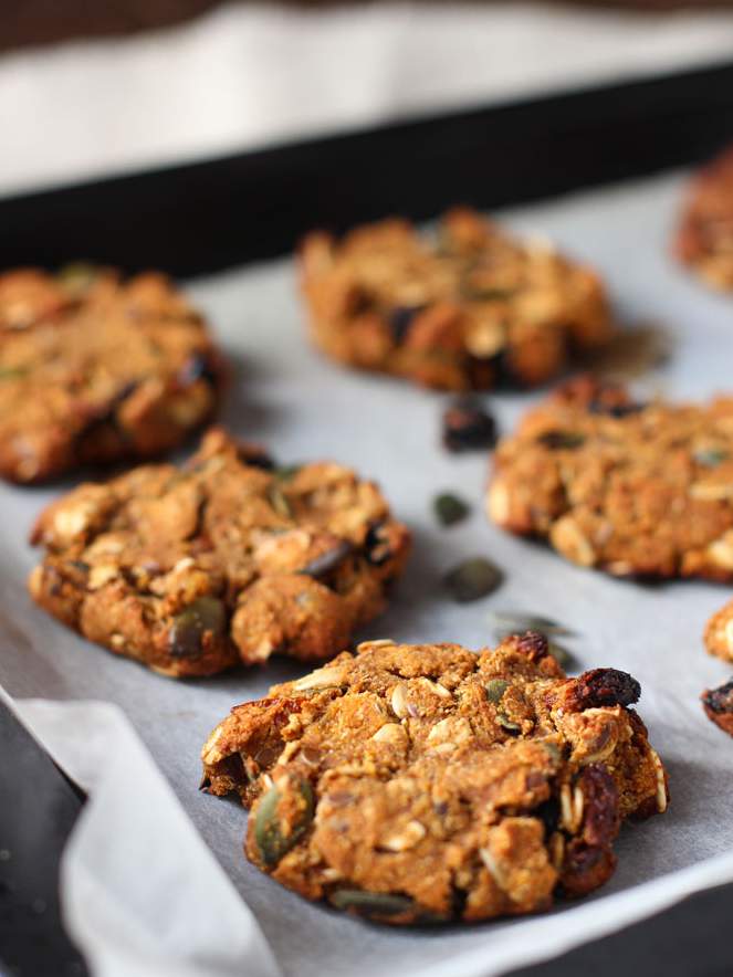Galletas de boniato y semillas